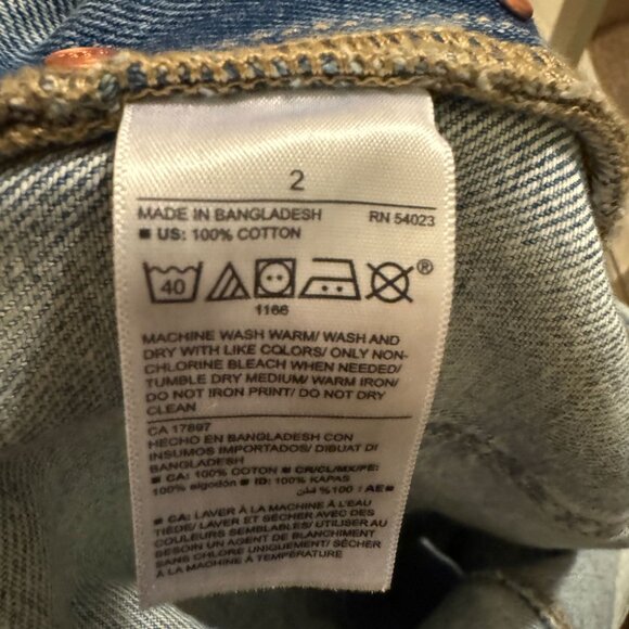 Slouchy Straight Ripped Workwear Jean Overalls - Picture 7 of 9